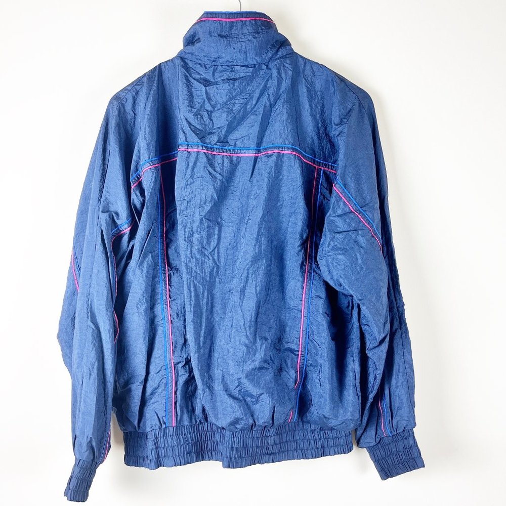 Adidas vintage blue pink Track Jacket M - Picture 2 of 4